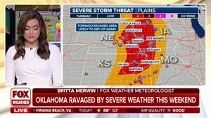 More severe thunderstorms could impact areas hit hard by tornadoes over the weekend