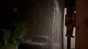 Watch: Torrential rain falls in Toledo Bend, Texas