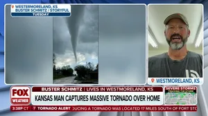 Kansas man captures video of tornado over neighborhood