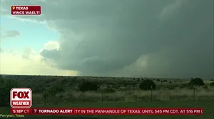 Supercells develop over Texas Panhandle