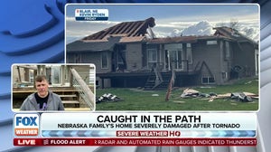 Nebraska man realizes he is in path of tornado