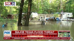 Communities swamped by feet of water of water in Texas
