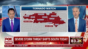 Atlanta metro under Tornado Watch as severe weather threat shifts to South