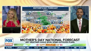 Wet weather could spoil some Mother's Day weekend outdoor plans