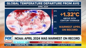 NOAA: April 2024 was Earth's warmest on record