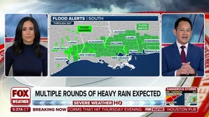 Dangerous flooding shifts to Southeast on Friday