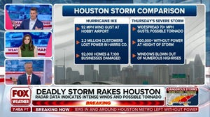 Almost like Ike: Houston storm caused most damage since Hurricane Ike