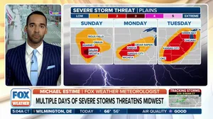 Multiple days of severe weather threatens Midwest