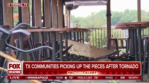 Homes and businesses in Temple, Texas destroyed by an EF-2 tornado