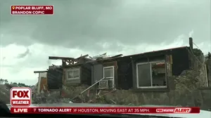 Homes damaged in Missouri after tornado