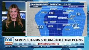 Severe thunderstorms bringing damaging winds, large hail possibilities to Plains
