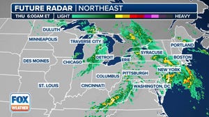 Watch: Exclusive FOX Model Futuretrack shows reound of rain, thunderstorms in Northeast