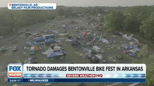 Tornado upends Bentonville Bike Fest