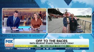 Rain, gusty winds could impact 156th Belmont Stakes on Sturday