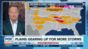 Flash flood threat present from Rockies to Carolinas on Sunday