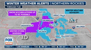 Rare June Winter Storm Warnings posted for Montana, Idaho mountains