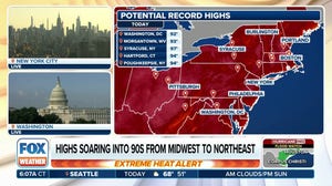 Record-breaking heat wave cranks up from Midwest to Northeast