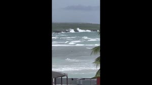 Watch: Strong winds, heavy rain start to batter Jamaica