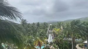 Watch: Clouds approach, sirens sound in Jamaica as Hurricane Beryl aims for island