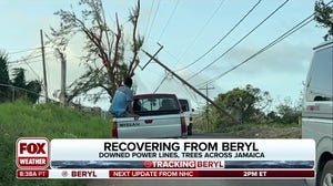 Jamaica left reeling after Hurricane Beryl swipes the southern end of the island with damaging winds, storm surge