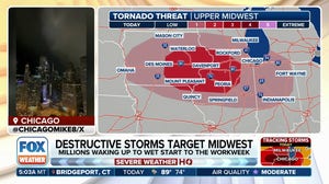 Chicago among millions in Midwest facing renewed risk of severe weather Monday