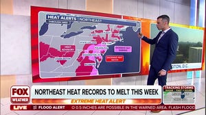 New York, Philly and DC baking in the heat