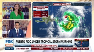 Hurricane Watches issued as Ernesto gains strength while barreling across Caribbean