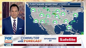 FOX Weather commuter forecast: How travel conditions look across the US