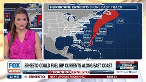 Ernesto could fuel rip currents along East Coast