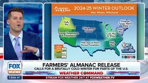 Farmers' Almanac calls for brutally cold winter for parts of US