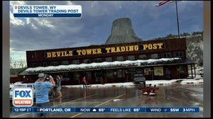 'Did it snow here?' Massive hailstorm clobbers Devils Tower National Monument