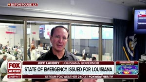 Louisiana Gov. Jeff Landry speaks on Tropical Storm Francine