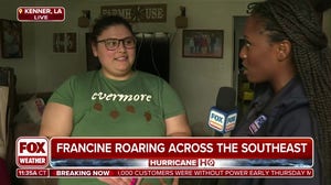 Kenner resident cleans up flooding from Francine on her birthday