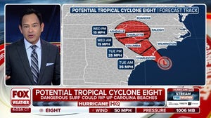 Potential Tropical Cyclone 8 to bring heavy rain, flooding to Carolinas