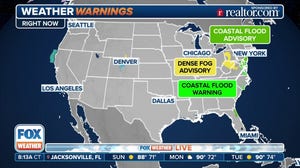 King Tides, coastal storm prompt Coastal Flood Warnings across Eastern Seaboard