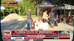 Florida residents prepare for Helene as it heads for Florida