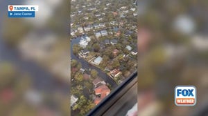 Extensive flood damage seen in coastal Tampa neighborhoods following Helene