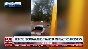 Helene's floodwaters trap Tennessee plastics factory workers in Erwin