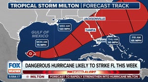 Milton expected to become major hurricane ahead of Florida landfall