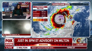 Hurricane Milton still strengthening over Gulf of Mexico