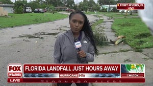 Suspected tornado damages homes in Fort Myers ahead of Hurricane Milton landfall