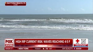 Rip currents, rough surf making beach conditions dangerous along Florida coast