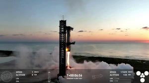 SpaceX catches Starship booster in successful fifth test flight