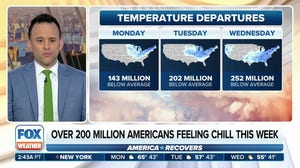 Over 200 million Americans feeling chill this week