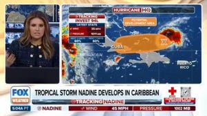 Tropical Storm Nadine nears landfall, Invest 94L organizes