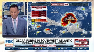 Oscar makes landfall in Bahamas as Category 1 hurricane