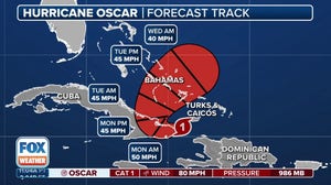 Hurricane Oscar expected to make second landfall in Cuba on Sunday