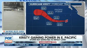 Kristy rapidly intensifies into major hurricane in Eastern Pacific