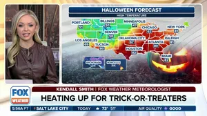 Eerily warm Halloween expected in East as chilling temps engulf West