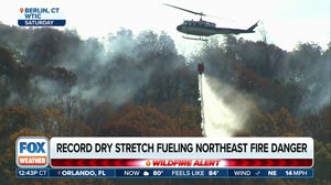 Record dry stretch continues to fuel fire dangers in Northeast